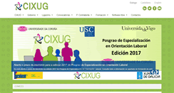 Desktop Screenshot of cixug.es