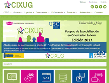 Tablet Screenshot of cixug.es